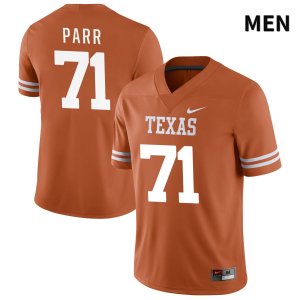 Texas Longhorns Men's #71 Logan Parr Authentic Orange NIL 2022 College Football Jersey VZI15P1I